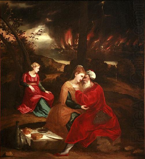 Lot and his daughters, Bonifacio de Pitati